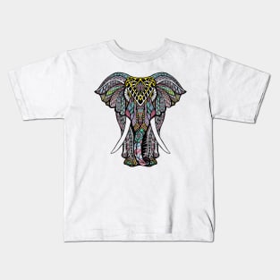 elephant zentangle,special elephant shirt, Kids T-Shirt